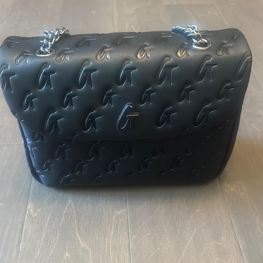 Stylish Black Embossed Women's Bag